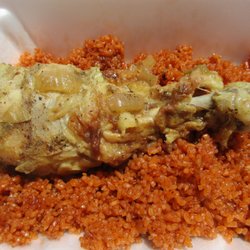 Nigeria Carnival - Jollof rice chicken