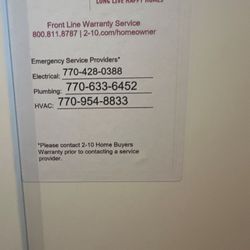 Northwest Plumbing - Emergency number for NW plumbing which does not work.