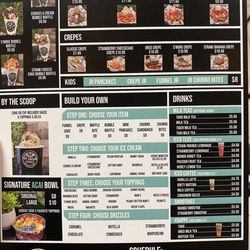 Roll Ice Cream & Sweets - Menu