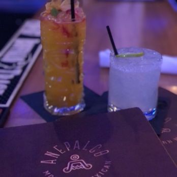 Anepalco - Rum Tiki on the left, margarita on right - Mexican Near Me - Orange, California