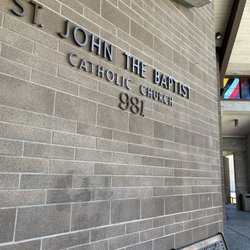 St John the Baptist Catholic Church - Sign