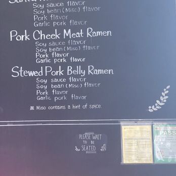 Santa Ramen - Menu Board near entrance - Ramen Near Me - San Mateo, California Santa Ramen - Menu Board near entrance - Ramen Near Me - San Mateo, California