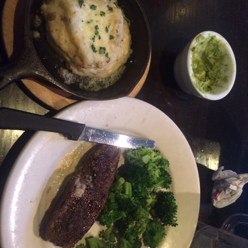 Chili's - Salted potatoes sirloin and yummy broccoli! - Bars Near Me - Logan, Utah Chili's - Salted potatoes sirloin and yummy broccoli! - Bars Near Me - Logan, Utah