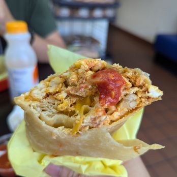 Nick's Deli II - Inside of breakfast burrito - Delis Near Me - Los Alamitos, California Nick's Deli II - Inside of breakfast burrito - Delis Near Me - Los Alamitos, California