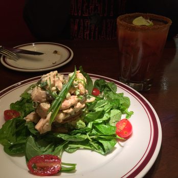 Carlyle - Shrimp salad and a bloody mary. Salad sounds basic but delicious - New American Near Me - Arlington, Virginia Carlyle - Shrimp salad and a bloody mary. Salad sounds basic but delicious - New American Near Me - Arlington, Virginia