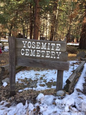 Yosemite Cemetery by null