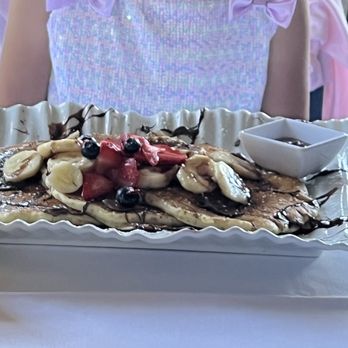 Chandelier Lounge Cuisine - Pancakes with Nutella, Bananas and Strawberries - Venues & Event Spaces Near Me - Jamul, California