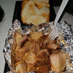 Dunbar's BBQ Restaurant - Bomb! Mild and hot mixed turkey tips. Sauce is unbeatable!