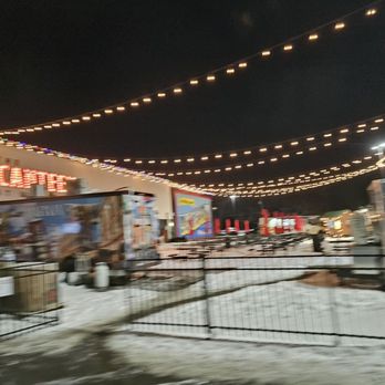 The Canteen at Midtown - Outside food trucks (sorry taken from moving car) - Food Court Near Me - Dearborn, Michigan