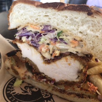 The Chicken Koop - The Fried Chicken Sandwich is perfectly constructed. The slaw and chipotle pickles are amazing compliments. - New American Near Me - Whittier, California The Chicken Koop - The Fried Chicken Sandwich is perfectly constructed. The slaw and chipotle pickles are amazing compliments. - New American Near Me - Whittier, California