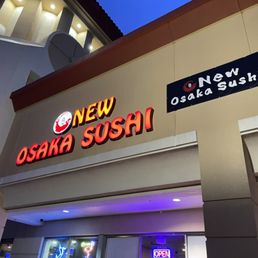 Exterior of New Osaka Sushi in the Laguna Village Shopping Center in Sacramento. Exterior of New Osaka Sushi in the Laguna Village Shopping Center in Sacramento.