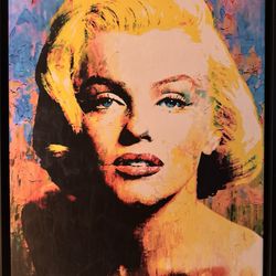 PostalAnnex+ - Mark Lewis painting of Marilyn Monroe.