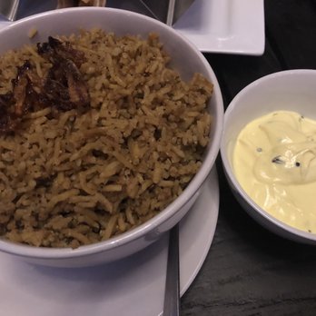 615chuTNey - A Very Indian Affair - Kodi Pulao - not good. Very bland with a really random side of what tasted like a mayo sauce. - Indian Near Me - Nashville, Tennessee