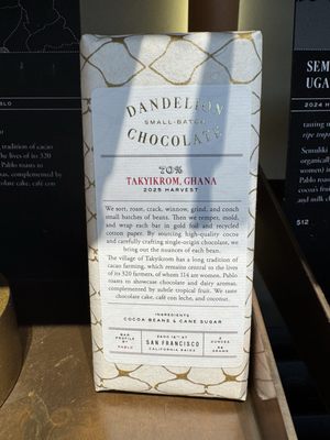 Menu photo 2 Dandelion Chocolate - Ferry Building San Francisco, CA Menu photo 2 Dandelion Chocolate - Ferry Building San Francisco, CA