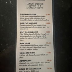 Breeze St Cloud - Lunch menu Monday thru Friday 11-3