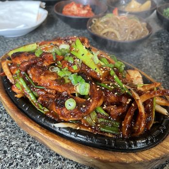 Gangnam Tofu - Spicy Chicken. Rice included on the side. - Korean Near Me - El Cerrito, California Gangnam Tofu - Spicy Chicken. Rice included on the side. - Korean Near Me - El Cerrito, California