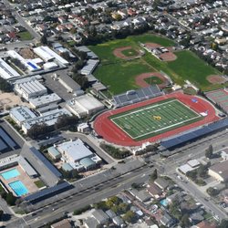 Castro Valley High School - As seen from the air