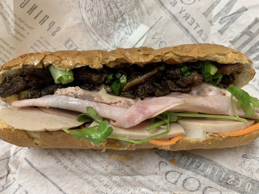 Banh mi and roll + by null