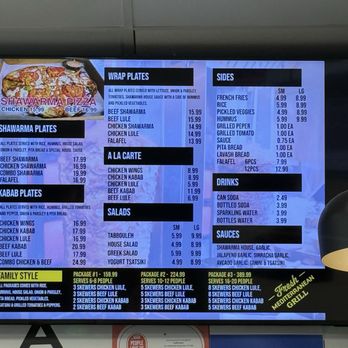 Caffe Noor Mediterranean Food - Menu display - Mediterranean Near Me - Simi Valley, California Caffe Noor Mediterranean Food - Menu display - Mediterranean Near Me - Simi Valley, California