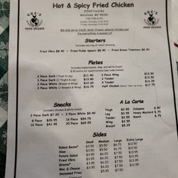 Menu Menu