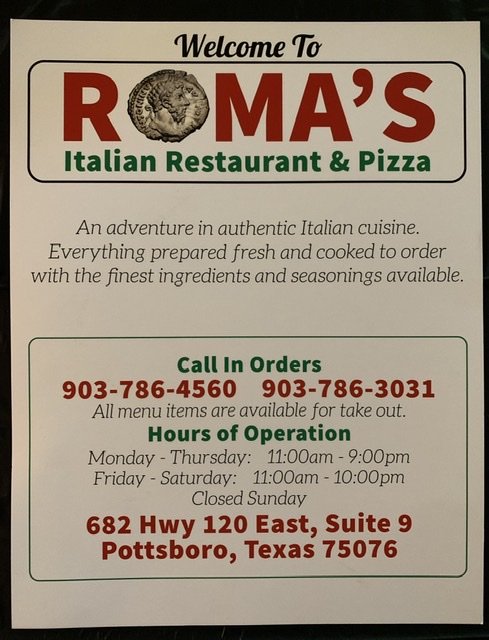 Roma Pizza Logo