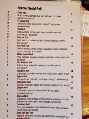 Menu photo 8 Sushi Station Webster Groves, MO Menu photo 8 Sushi Station Webster Groves, MO