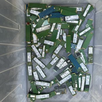 Central Texas Shredding - M2 SSD before - Shredding Services Near Me - Austin, Texas