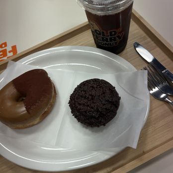 Old Ferry Donut - Tiramisu (left) and chocolate crunch - Donuts Near Me - Torrance, California Old Ferry Donut - Tiramisu (left) and chocolate crunch - Donuts Near Me - Torrance, California