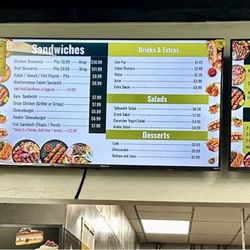 Mt Olive - The menu