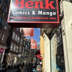 Henk Comics & Manga Store - Store sign