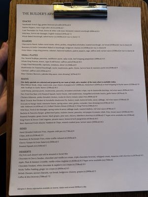 Menu photo 1 Builders Arms London, XGL