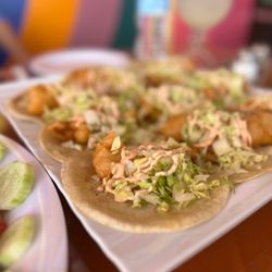 Café Tacuba Víctor's Place - Custom fried Mahi Mahi tacos