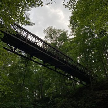 Mirror Lake State Park - A underside view of Ishnala Bridge that goes over a canyon - Parks Near Me - Baraboo, Wisconsin Mirror Lake State Park - A underside view of Ishnala Bridge that goes over a canyon - Parks Near Me - Baraboo, Wisconsin