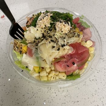 FOB Poke Bar- Seattle - Build-Your-Own - Regular ($13.99) with Salmon and Yellowtail - Poke Near Me - Seattle, Washington