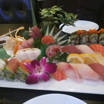 Nagoya - Sushi and Sashimi for Two. Tasted amazing. All the fish was fresh. Also, the dragon roll and rainbow roll were great. - Japanese Near Me - Howell, New Jersey