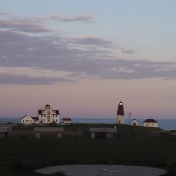 Fisherman's Memorial Monument - The view of Pt Judith light. - Parks Near Me - Narragansett, Rhode Island