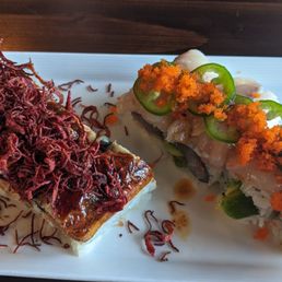 Black Widow & Hamachi Hooray rolls