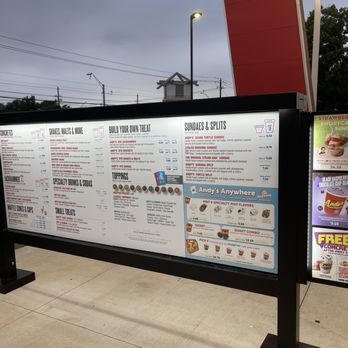 Andy's Frozen Custard - Menu - Ice Cream & Frozen Yogurt Near Me - Austin, Texas Andy's Frozen Custard - Menu - Ice Cream & Frozen Yogurt Near Me - Austin, Texas