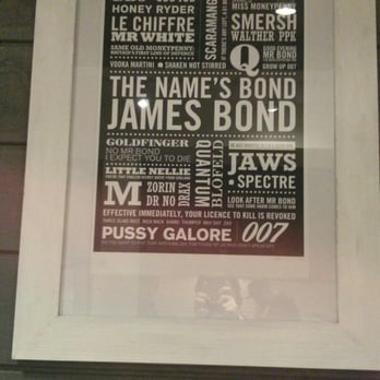 Chip+Malt - James Bond poster - British Near Me - Newmarket, Ontario