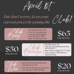 The Waxing Room - Join The Club!