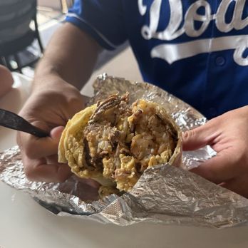 Effin Egg - Spicy BBQ Bacon Brisket Burrito - Waffles Near Me - Las Vegas, Nevada