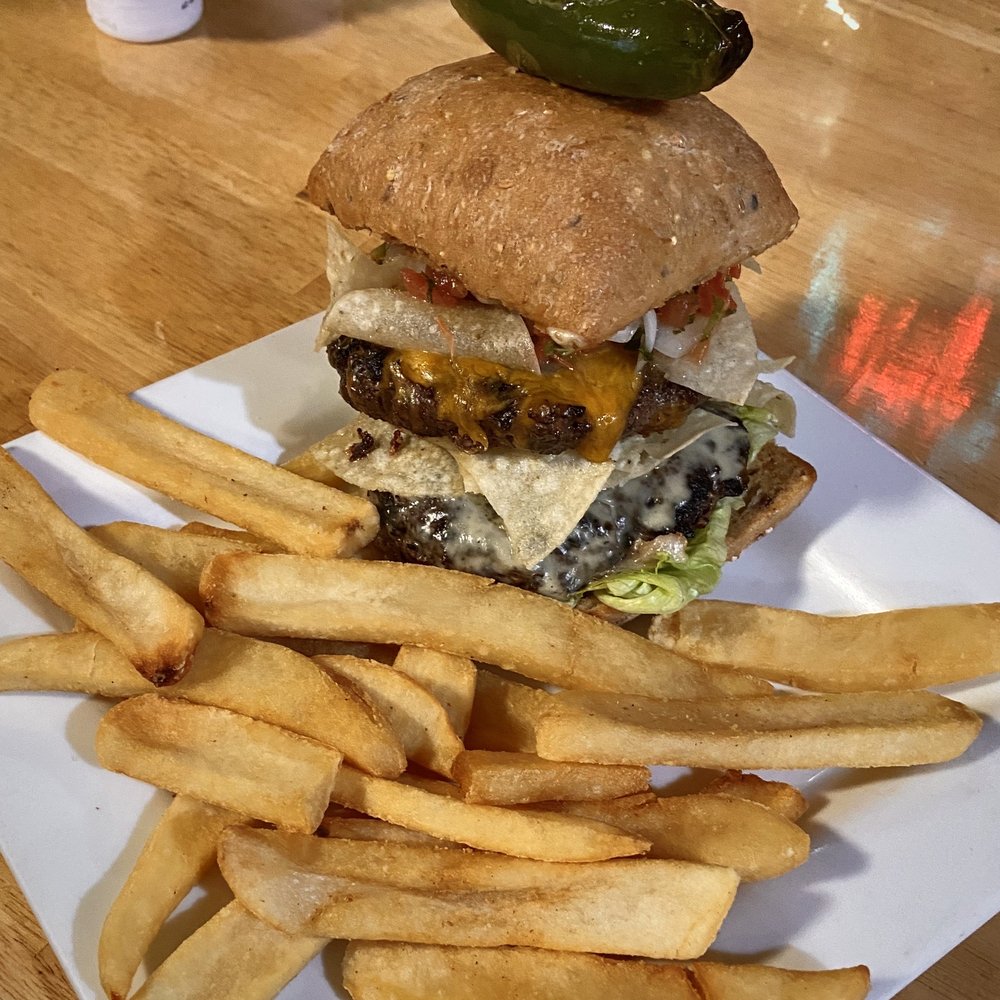 The Roadkill Cafe - Nacho Burger - American Near Me - Seligman, Arizona The Roadkill Cafe - Nacho Burger - American Near Me - Seligman, Arizona