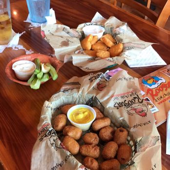 Roosters - Mini corn dog nuggets and Mac n cheese bites- both were delicious - Chicken Wings Near Me - Huntington, West Virginia Roosters - Mini corn dog nuggets and Mac n cheese bites- both were delicious - Chicken Wings Near Me - Huntington, West Virginia