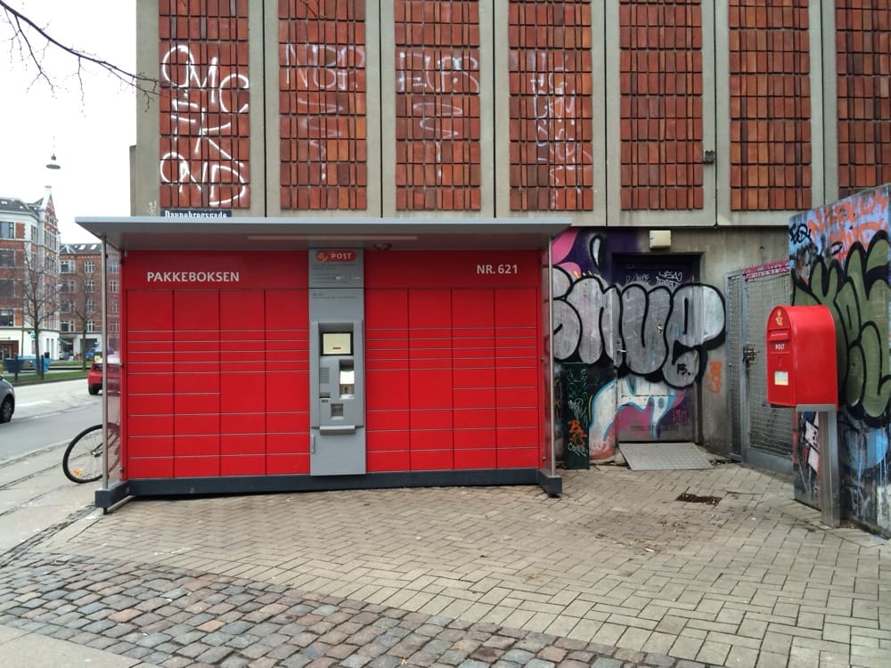 POSTNORD PAKKEBOKS 621 Sønder Boulevard 46, København, Denmark Post