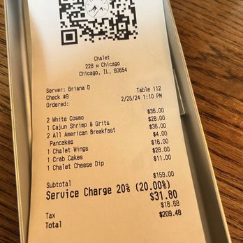 Chalet - New American Near Me - Chicago, Illinois