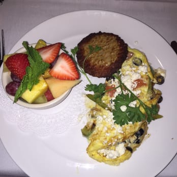New Season Catering - Greek Omelet, with sausage and fruit. - Caterers Near Me - Houston, Texas New Season Catering - Greek Omelet, with sausage and fruit. - Caterers Near Me - Houston, Texas