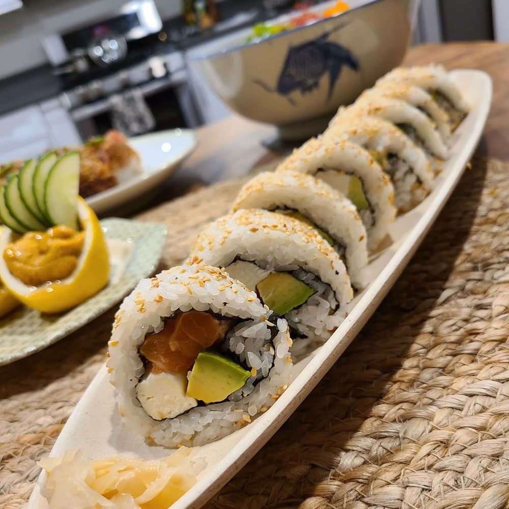 Ocean Group - Las Vegas - Salmon, Avocado and Cream Cheese Roll - Seafood Markets Near Me - Las Vegas, Nevada Ocean Group - Las Vegas - Salmon, Avocado and Cream Cheese Roll - Seafood Markets Near Me - Las Vegas, Nevada