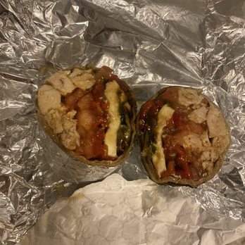 Off The Tracks Cafe - Caprese Wrap + grilled chicken - Cafes Near Me - Atco, New Jersey