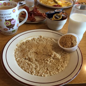 Tattles Bar & Grill - Oatmeal with a side of bacon - Breakfast & Brunch Near Me - Preston, Idaho Tattles Bar & Grill - Oatmeal with a side of bacon - Breakfast & Brunch Near Me - Preston, Idaho
