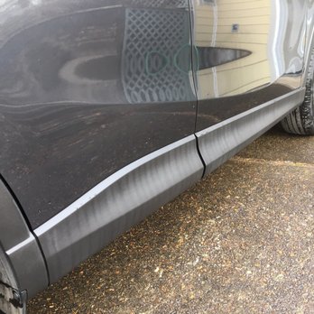 Talbert Car Wash - Post car wash:  hand washed this section 2 times & still has streaks from was chemicals. - Car Wash Near Me - Clackamas, Oregon